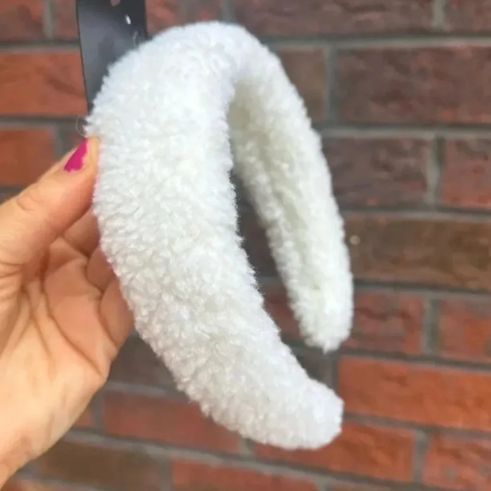 White Puffy Headband